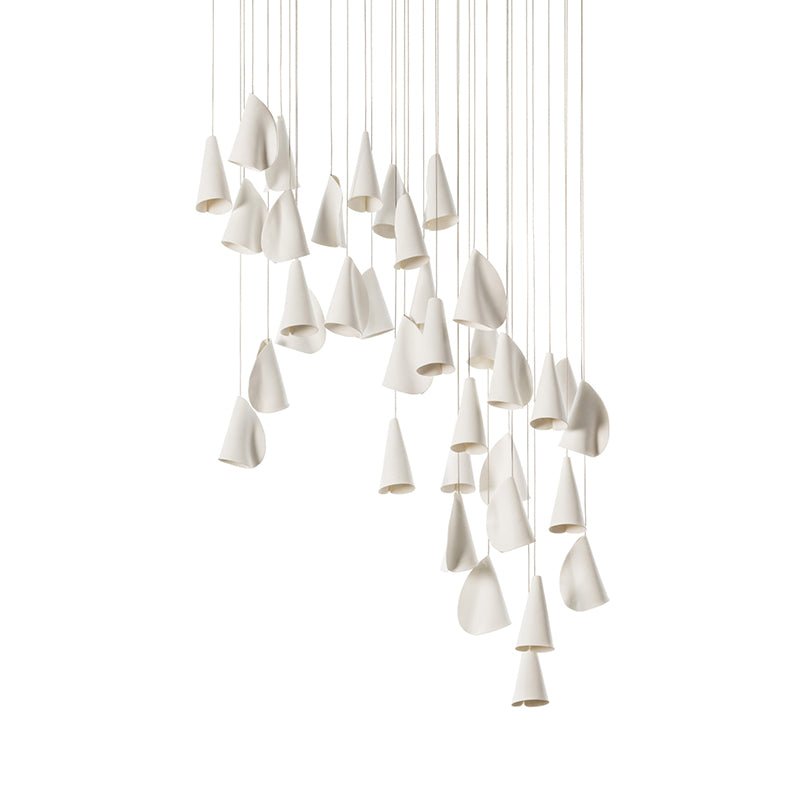 Olshaion Lampe Suspendue Géométrique en Céramique - Neutralighting