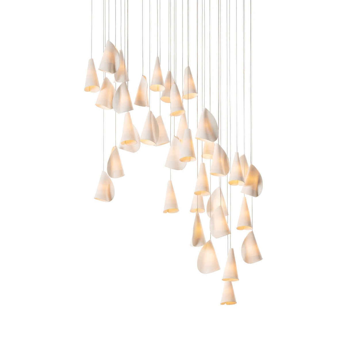 Olshaion Lampe Suspendue Géométrique en Céramique - Neutralighting