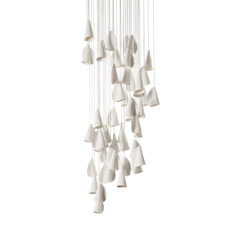 Olshaion Lampe Suspendue Géométrique en Céramique - Neutralighting