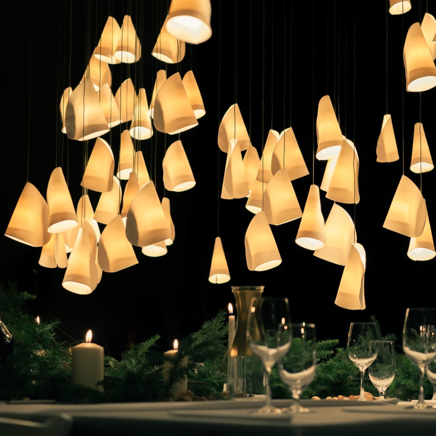 Ulfuvye Suspension Céramique Porcelaine - Neutralighting