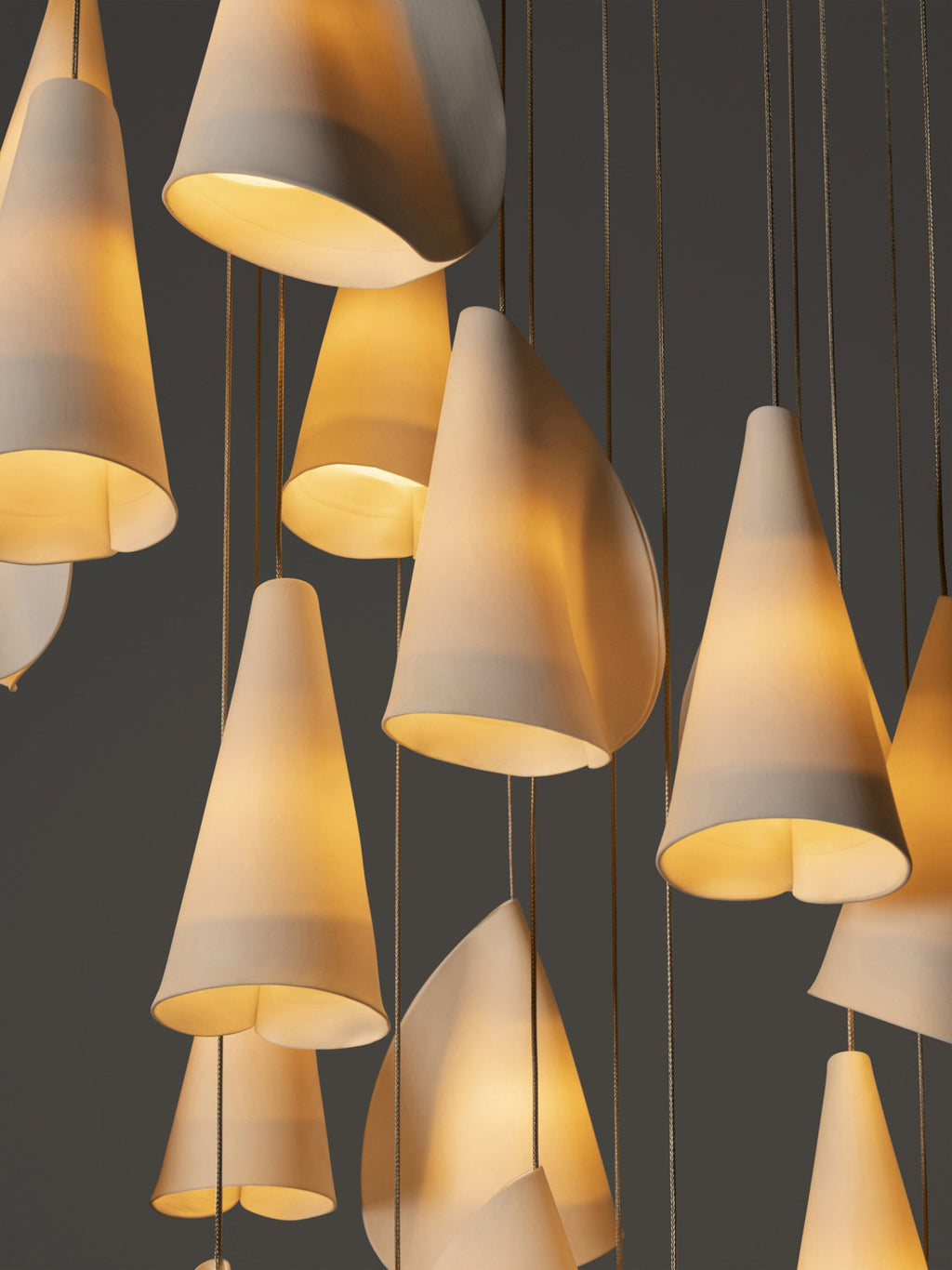 Ulfuvye Suspension Céramique Porcelaine - Neutralighting