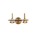 Tiffany Applique Murale Miroir Ronde Vintage, Métal, Or, Salon - Neutralighting