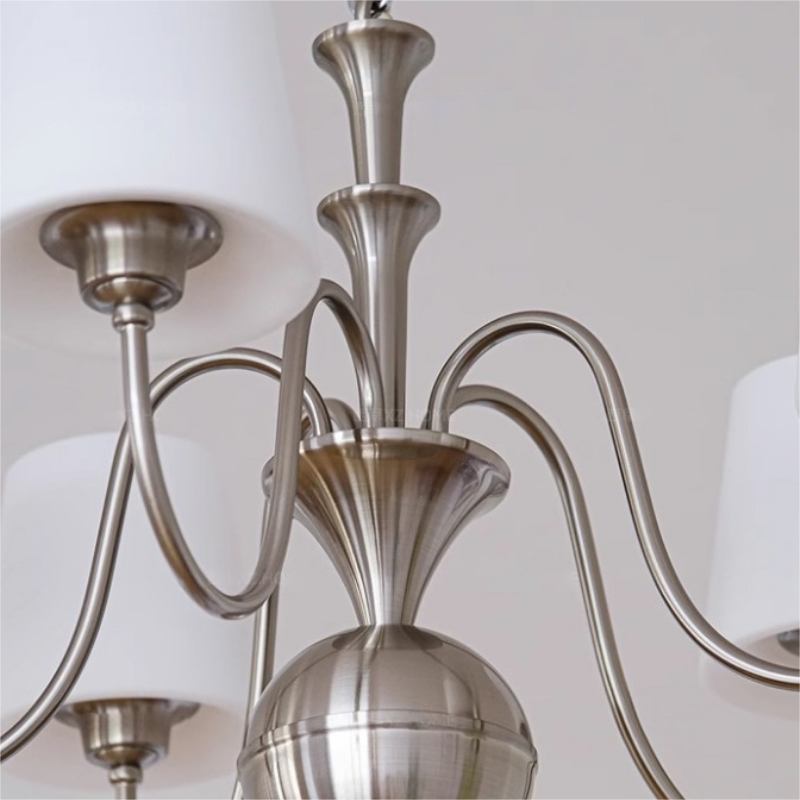 Silva Ancien Métal Verre Lustre Salle d'Étude Chambre à Coucher - Neutralighting