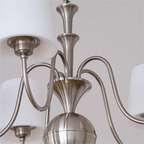 Silva Ancien Métal Verre Lustre Salle d'Étude Chambre à Coucher - Neutralighting
