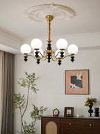 Ordore Chandelier en Bois Vintage Traditionnel - Neutralighting