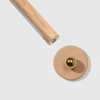 Muto Applique Murale Cylindrique Minimaliste, Bois, Métal/Bois, Chambre - Neutralighting