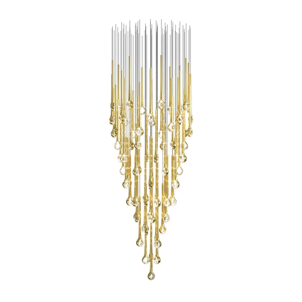 Cicarir Lustre en Verre Dégradé Doré - Neutralighting