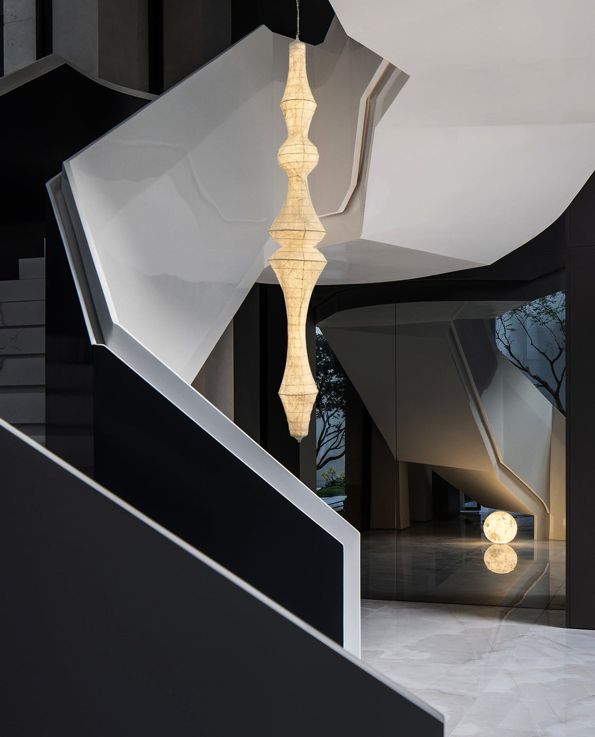 Zonoria Suspension en Soie Artisanale - Neutralighting