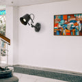 Epoch Applique Murale Seau Moderne, Métal, Noir/Rouille, Salon/Chambre - Neutralighting