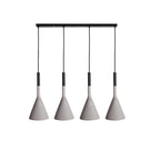 Solara Lampe suspendue conique en béton industrielle - Neutralighting