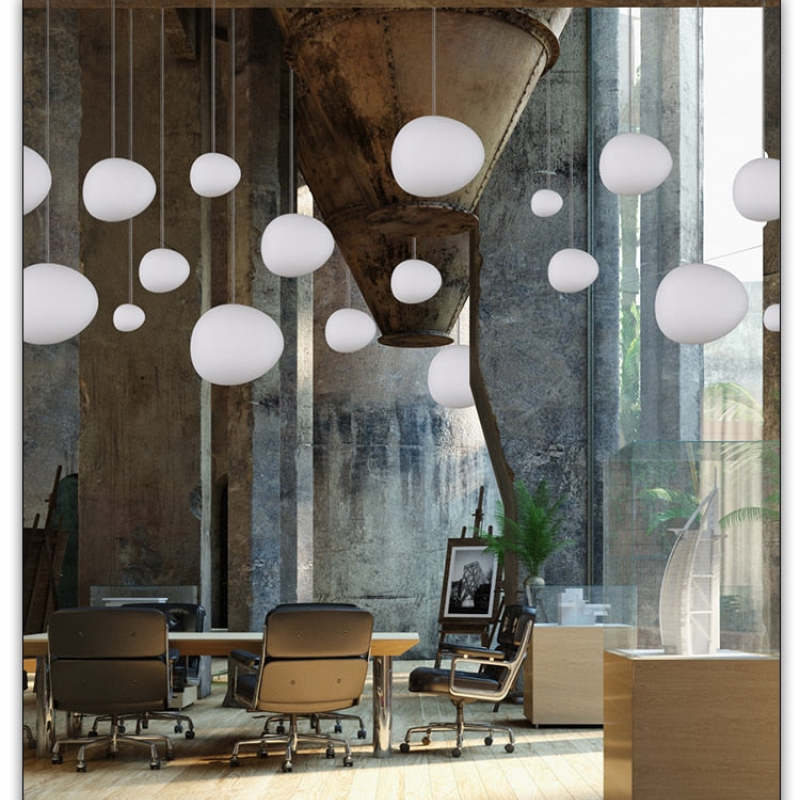 Elun Suspension en verre en forme d'œuf - Neutralighting