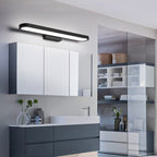 Luxa Applique Murale Miroir Ovale Moderne. Métal/Gel de Silice. Café/Noir Salon - Neutralighting