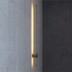 Eonix Applique Murale d'Extérieur Minimaliste Linéaire LED. Métal. Noir. Jardin - Neutralighting