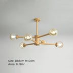 Ritta Suspension Bulle Transparente, Tête 6/8 - Neutralighting