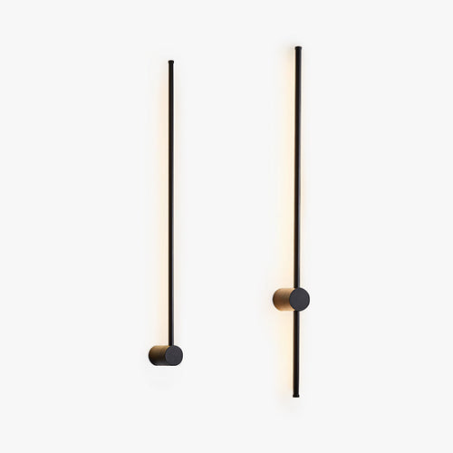Eonix Applique Murale d'Extérieur Minimaliste Linéaire LED. Métal. Noir. Jardin - Neutralighting