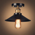 Epoch Suspension Cône Industriel, Métal/Verre, Noir/Bronze, Salon - Neutralighting