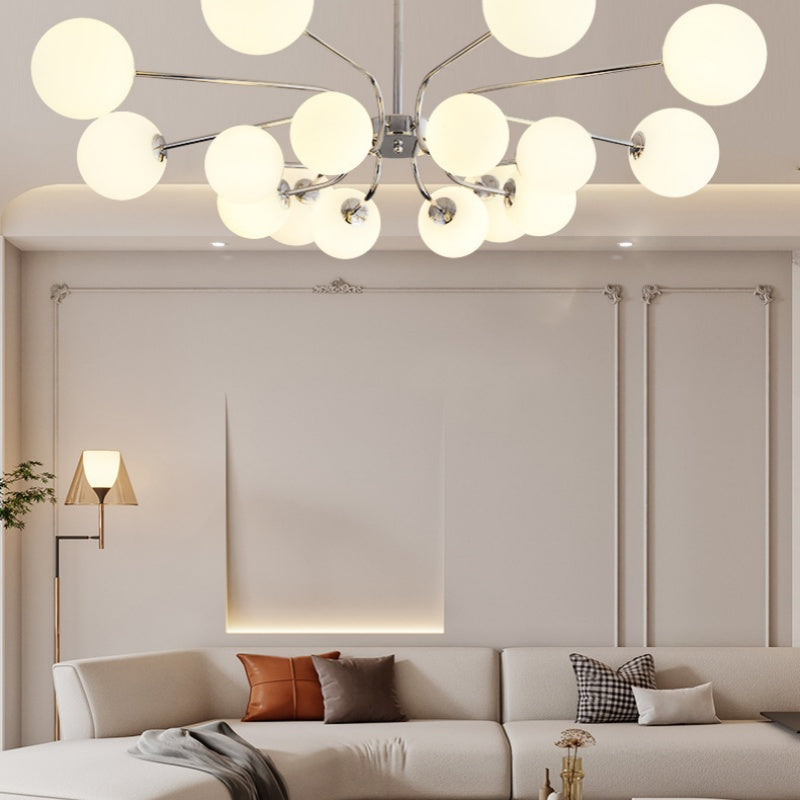 Valentina Moderne LED Lustre Chromé/Or Salon/Chambre À Coucher - Neutralighting