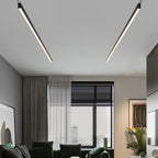 Solin Plafonnier Linéaire Moderne Noir Salon - Neutralighting