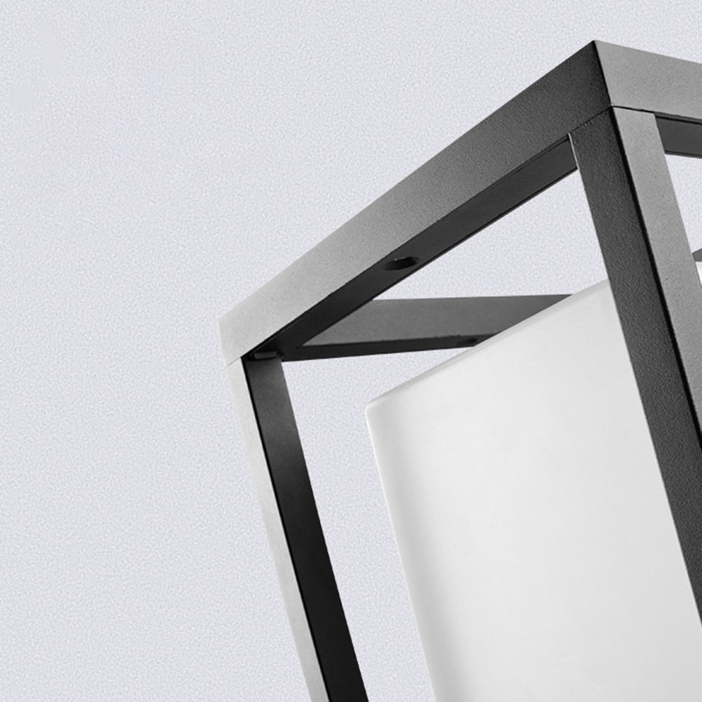 Ray Lampe Solaire Pilier Moderne, Métal, Noir, Allée - Neutralighting