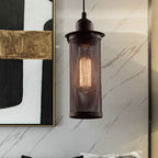 Arisha Industrielle LED Suspension Noir Métal Salon Chambre à coucher - Neutralighting