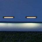 Ray Éclairage Escalier Extérieur Rectangulaire Simple, Métal/Acrylique, Noir, Escalier - Neutralighting