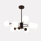 Valentina Suspension Multi Retro, Metal/Verre, Noir/Or, Salon - Neutralighting