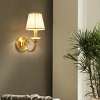 Silva Décoratif Intérieur Applique Murale Métal Tissu Salon Chambre à Coucher - Neutralighting