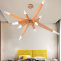 Muto Luminaires Suspensions Inégale Spoutnik Design Bois/Acrylique Chambre à Coucher - Neutralighting