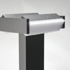 Ray Borne Extérieure Pivotante Moderne, Métal, Noir, Allée - Neutralighting