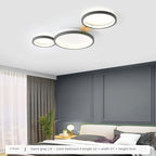 Fylo Plafonnier Rond Moderne. Métal/Bois. Blanc/Gris/Vert. Salon - Neutralighting