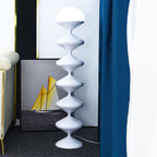Salagado Lampadaire Gourde Moderne, Métal, Noir/Blanc, Salon - Neutralighting