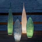 Avi Moderne LED Lampadaire Bouteille Blanc Jaune Bleu Résine Chambre - Neutralighting