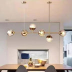 Valentina Moderne LED Suspension Globe Métal Verre Salon Cuisine - Neutralighting