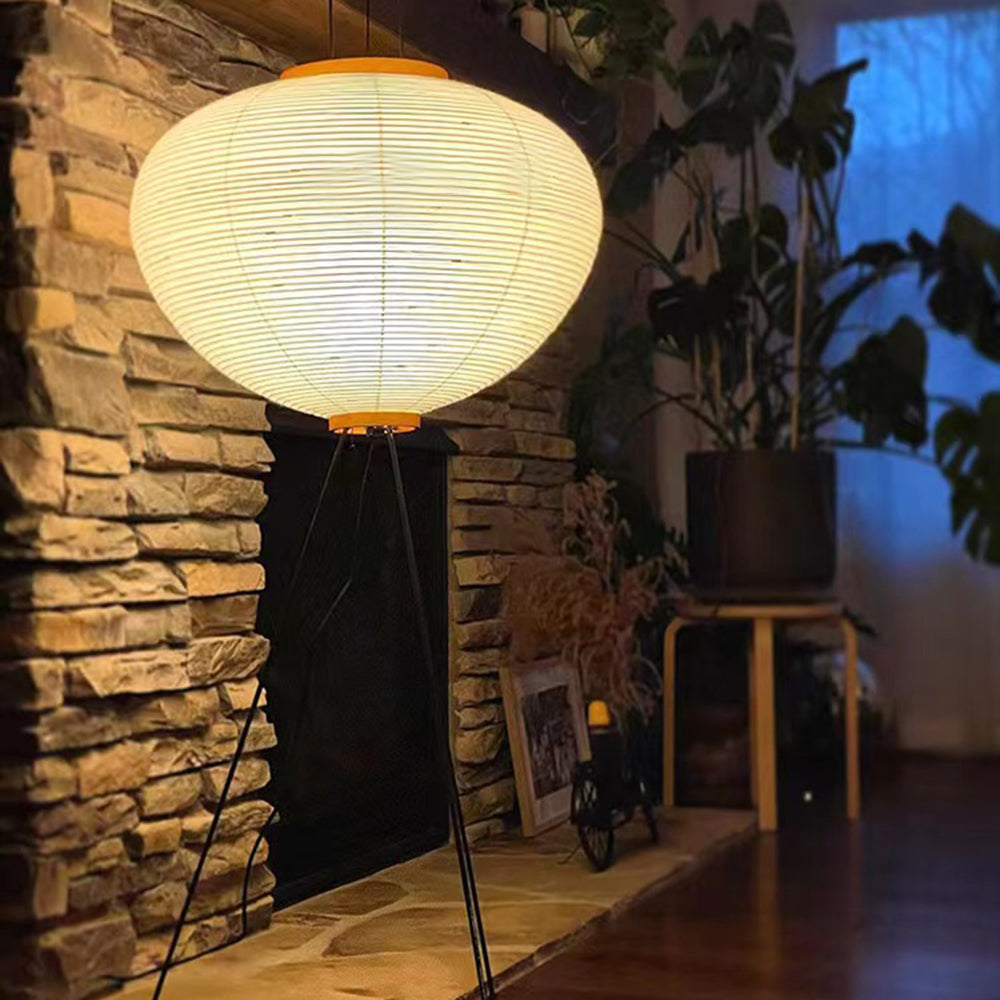 Ritta Design Lampadaire Simple Métal/Papier Blanc Bureau/Salon - Neutralighting