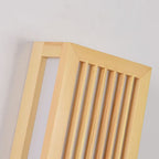Muto Applique Murale Rectangulaire Vintage Bois/Acrylique Bois Brut Chambre à Coucher/Salon - Neutralighting
