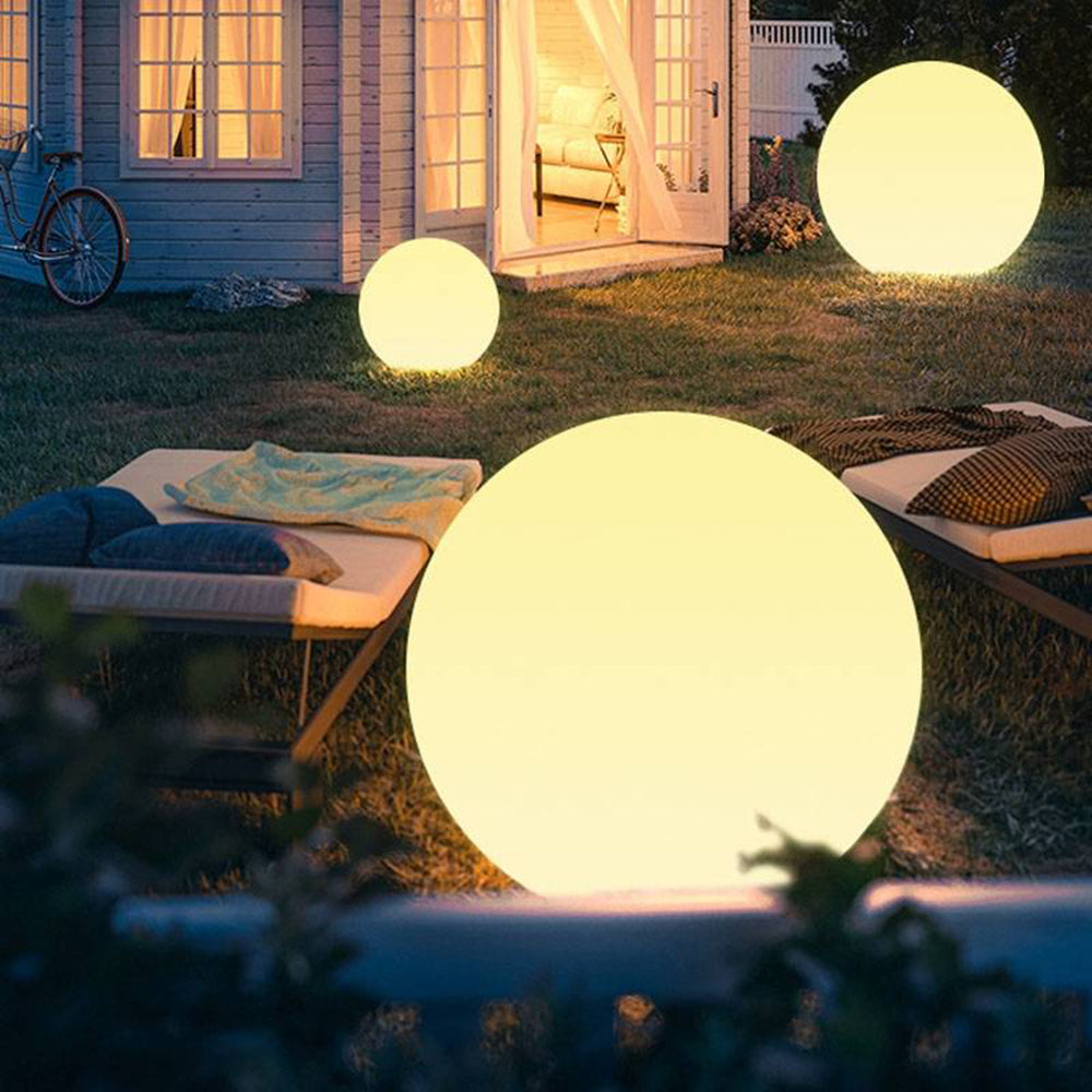 Aria Lampe Extérieur Boule Moderne, Résine, Coloré, Allée - Neutralighting