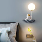 Aria Applique Murale Sphérique Astronaute Design LED Moderne Métal/Verre/Acrylique Blanc Salon - Neutralighting