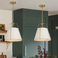 Ritta Moderne Conique Métal Tissu Suspension Salle à Manger - Neutralighting