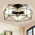 Arisha Moderne LED Plafonnier Doré/Blanc Métal Salon Chambre à coucher - Neutralighting