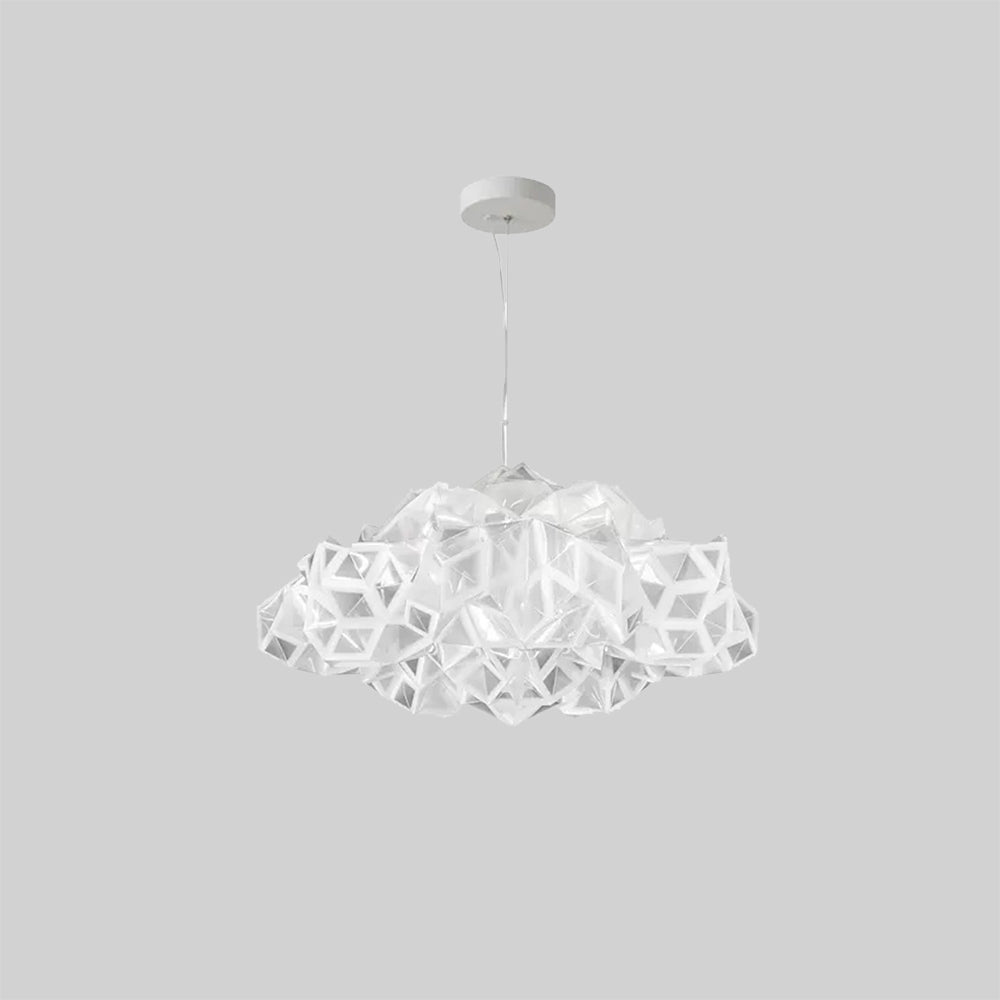 Arisha Suspension Irrégulier Géométrique, Metal/Acrylique, Blanc/Noir, Chambre - Neutralighting