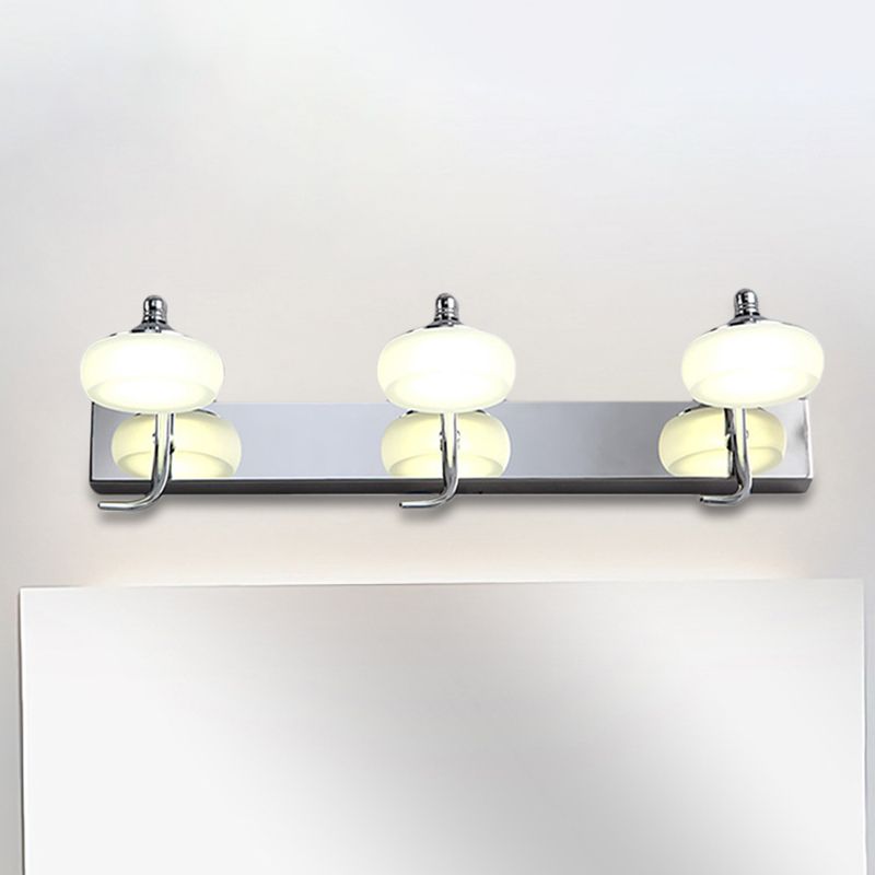 Arisha Applique Murale en Forme de Lanterne, Métal/Verre, Blanc, Chambre - Neutralighting