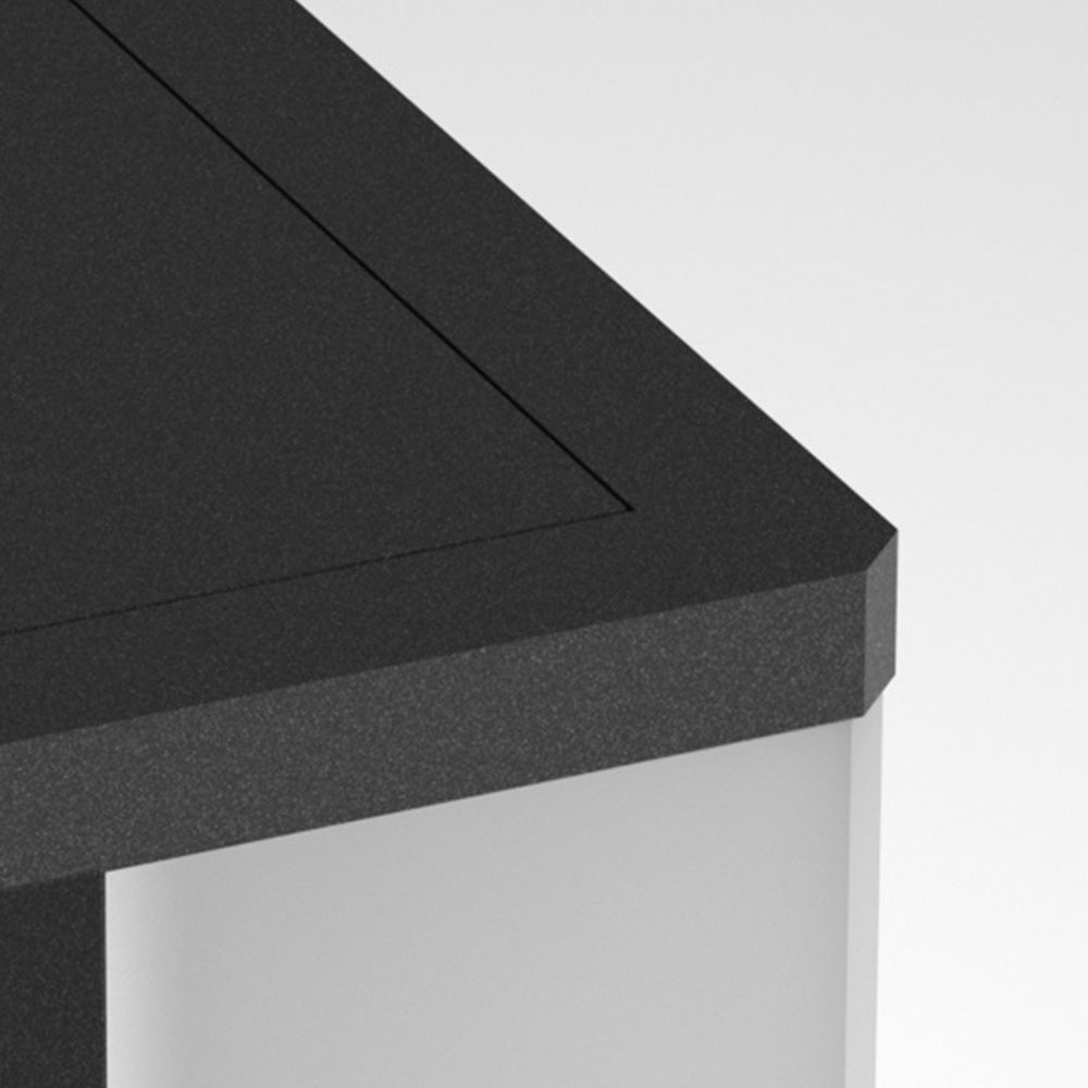 Ray Lampe Solaire Pilier Moderne, Métal, Noir, Allée, Câble Solaire - Neutralighting