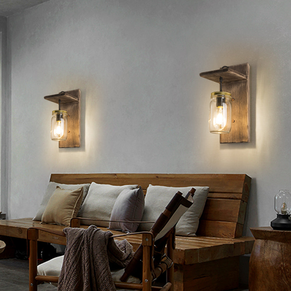 Epoch Applique Mutrale Pot, Métal et Bois - Neutralighting