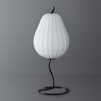 Ritta Lampadaire Poire Moderne, Métal/Tissu, Beige, Salon - Neutralighting