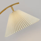 Muto Lampadaire Avec Table Parapluie Moderne LED Abat Jour Blanc Métal Tissu Chambre à Coucher/Salon - Neutralighting