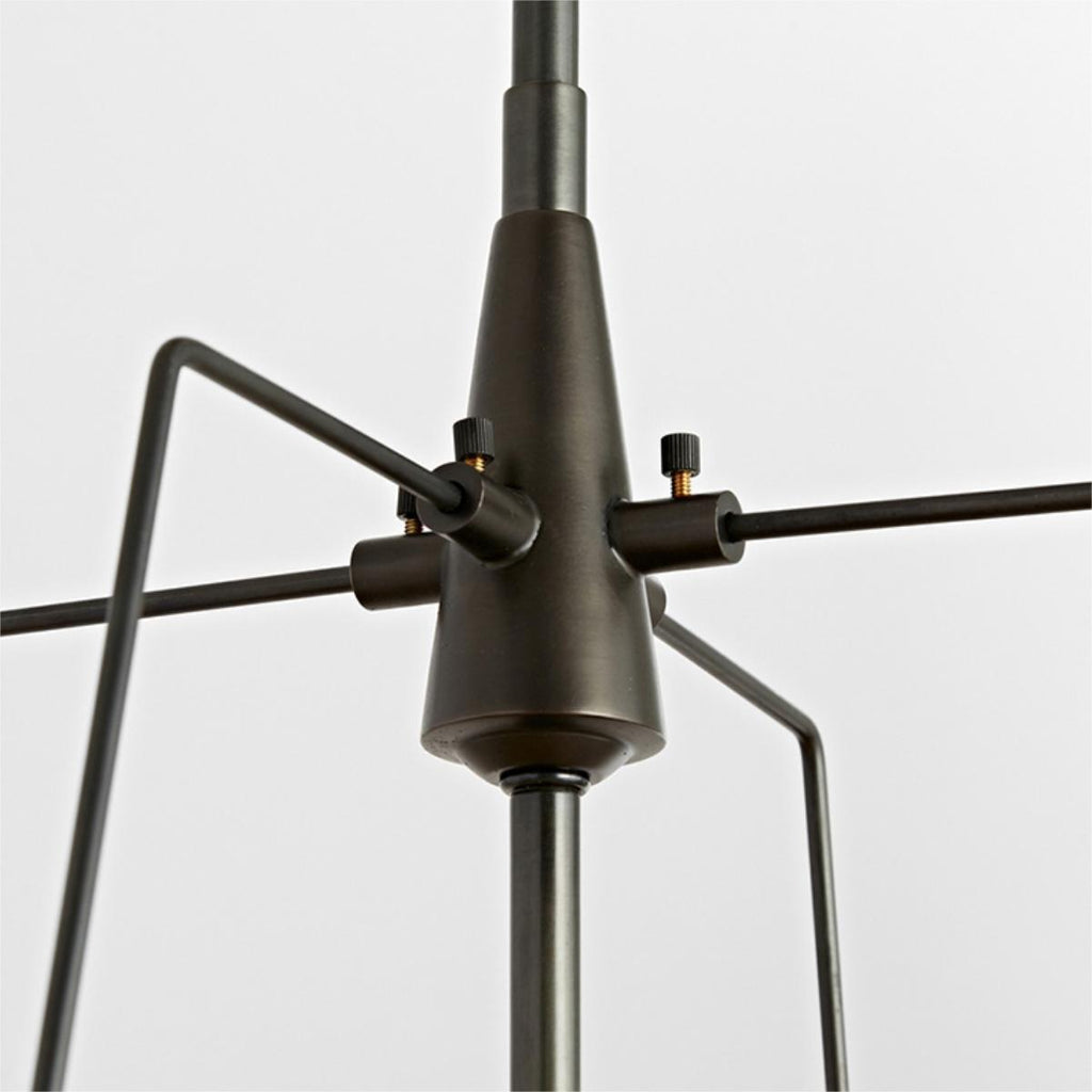 Ritta Moderne Conique Métal Tissu Suspension Salle à Manger - Neutralighting