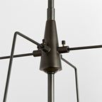 Ritta Moderne Conique Métal Tissu Suspension Salle à Manger - Neutralighting