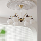 Valentina Français LED Lustre Chromé Or Salon/Chambre À Coucher - Neutralighting