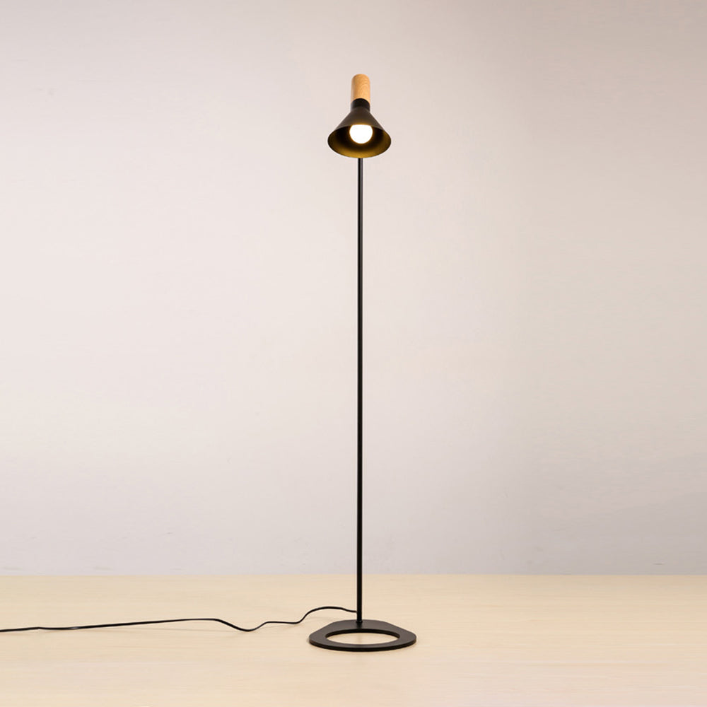 Arisha Design Lampadaire Minimalisme Métal Blanc/Noir Salon/Chambre à Coucher Intérieur - Neutralighting