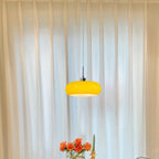Charlotte Suspension Dôme Moderne Verre. Blanc/Orange. Salle de Bain - Neutralighting